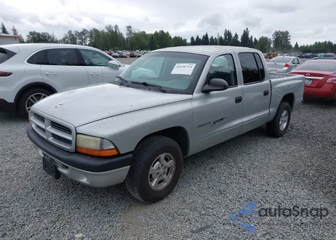 2001 Dodge Dakota Quad from USA, damaged, VIN 1B7HL2AX81S344778